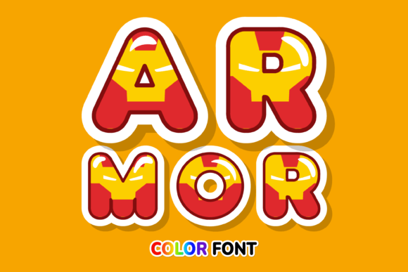 Armor: A Standout Color Fonts Choice