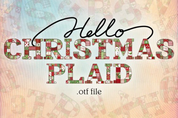 Christmas Plaid Fonts: A Color Fonts Review for Brand Builders
