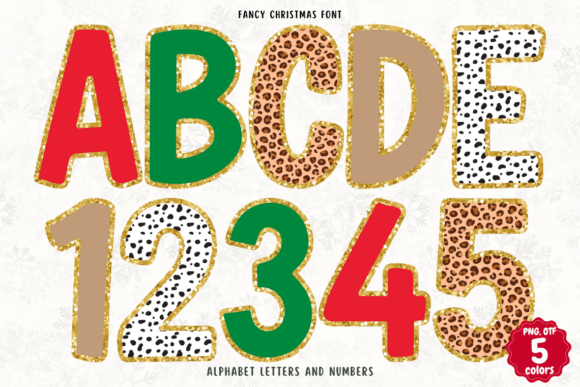 Fancy Christmas Fonts: Elegant Color Fonts for Holiday Branding