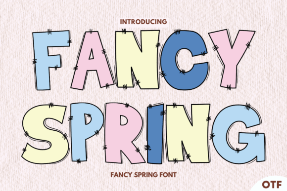 Fancy Spring: A Color Fonts Gem for Creative Publishers