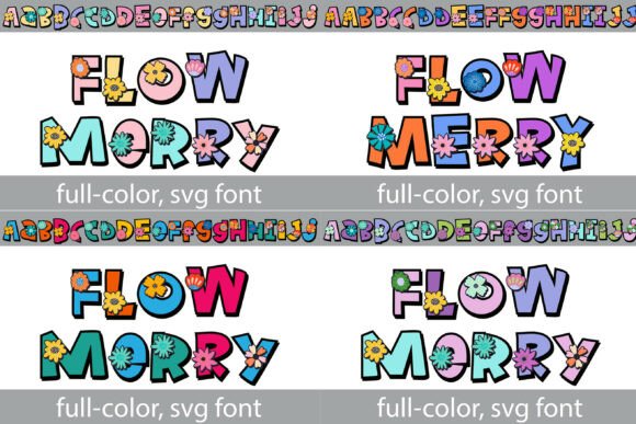 Flowmerry Fonts: Color Fonts That Spark Local Brand Joy
