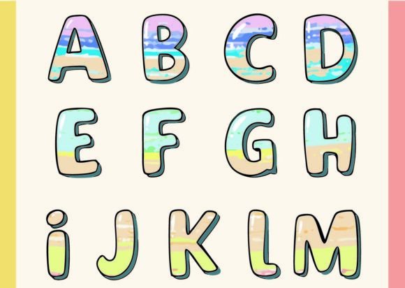 Gianna: A Vibrant Color Fonts Collection for Handmade Creators