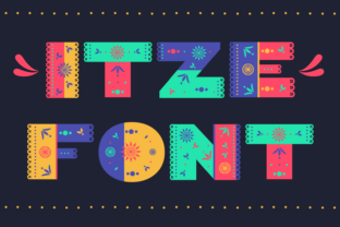 Itze: A Vibrant Color Fonts Choice for Local Branding
