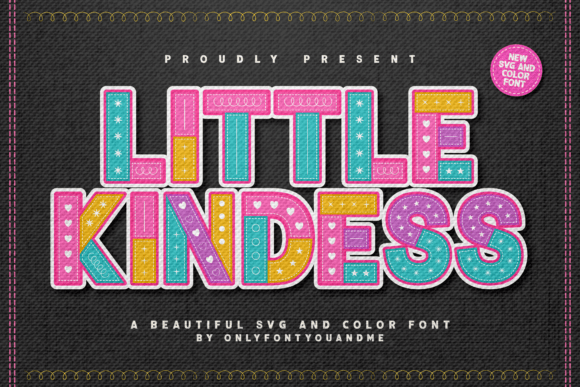 Little Kindness: A Playful Color Fonts Gem
