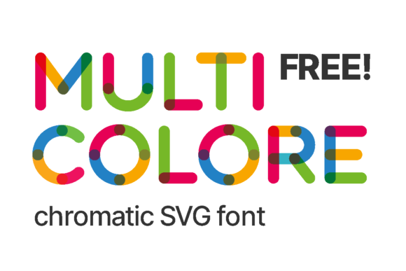 Multicolore: A Bold Color Fonts Choice for Digital Sellers