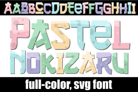 Pastel Nokizaru: A Playful, Punchy Font That Stitches With Intent