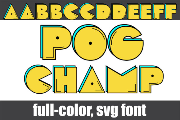 Pog Champ: Bold Color Fonts for Handmade Business Design