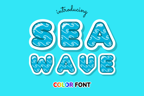Sea Wave: A Fresh Color Fonts Choice for Modern Brands